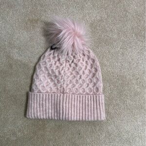 Express Light Pink Knit Beanie Winter Hat